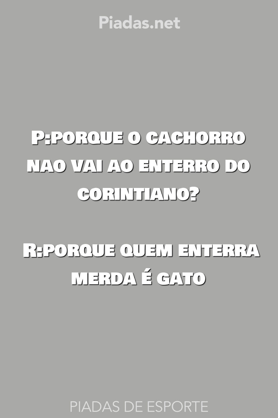 esporte piadas