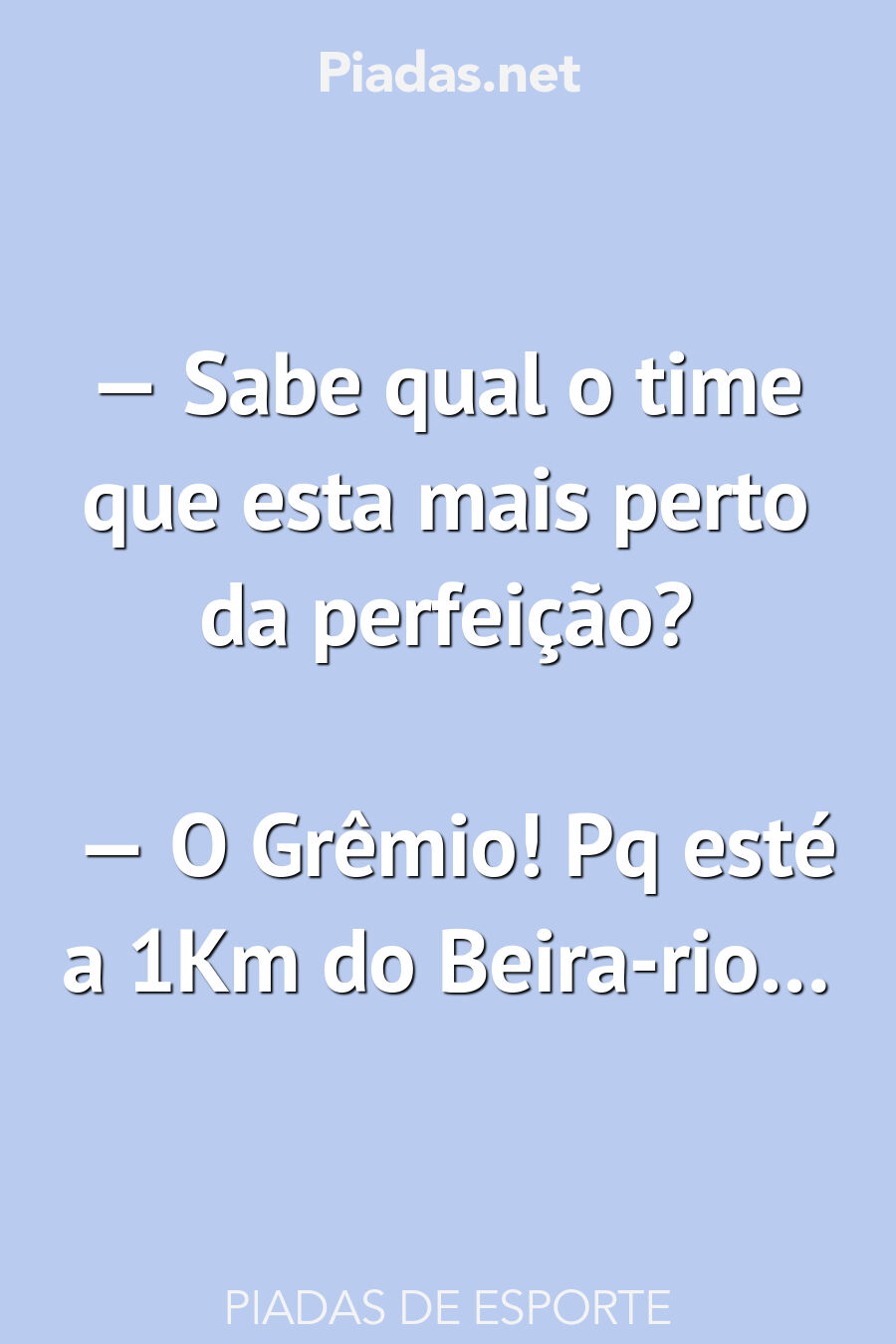 esporte piadas