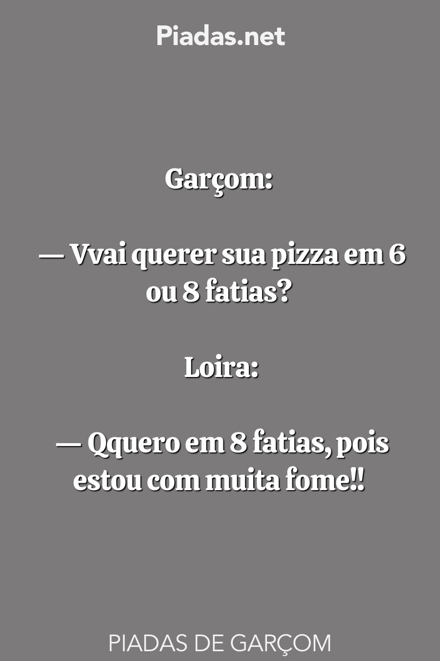 garçom piadas