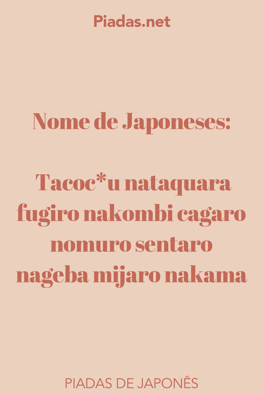 japonês anedotas