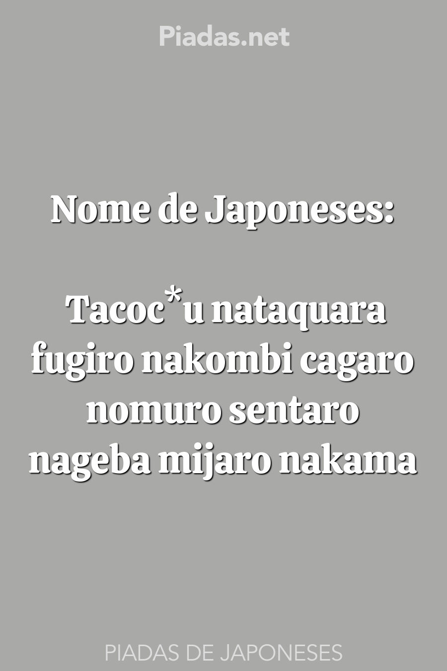 japoneses piadas