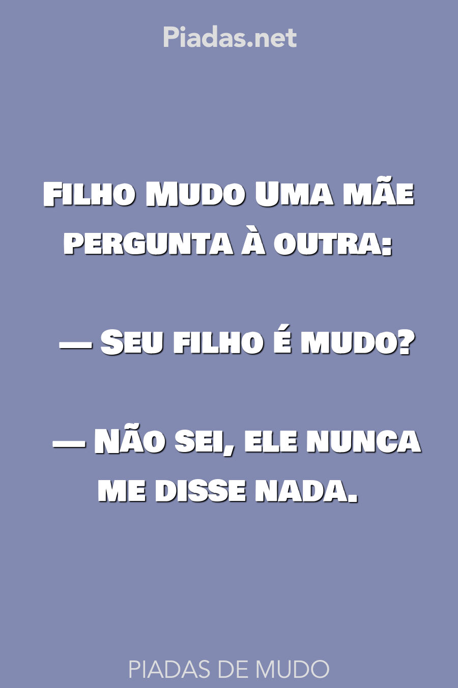 mudo frases curtas