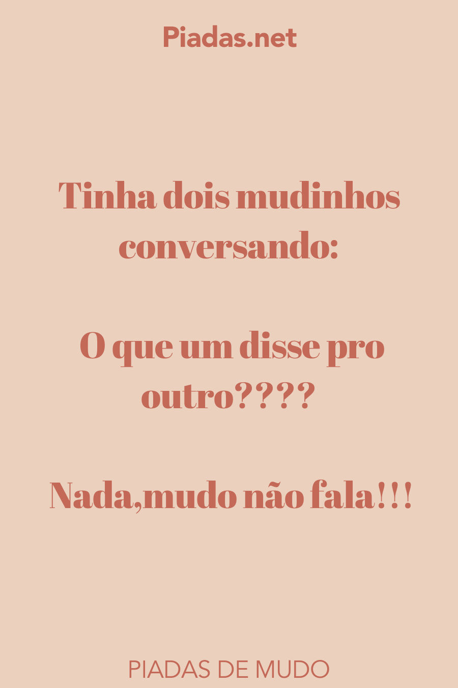 mudo piadas