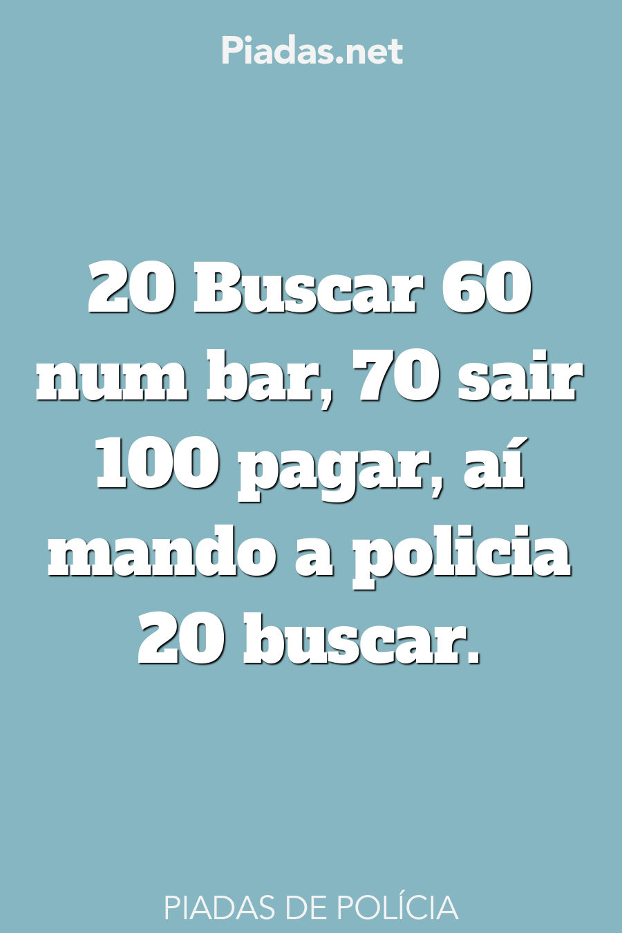 polícia piadas